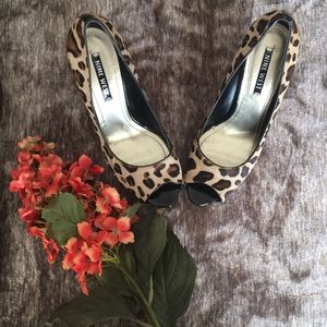 NINE WEST Heels- Leopard- calf leather